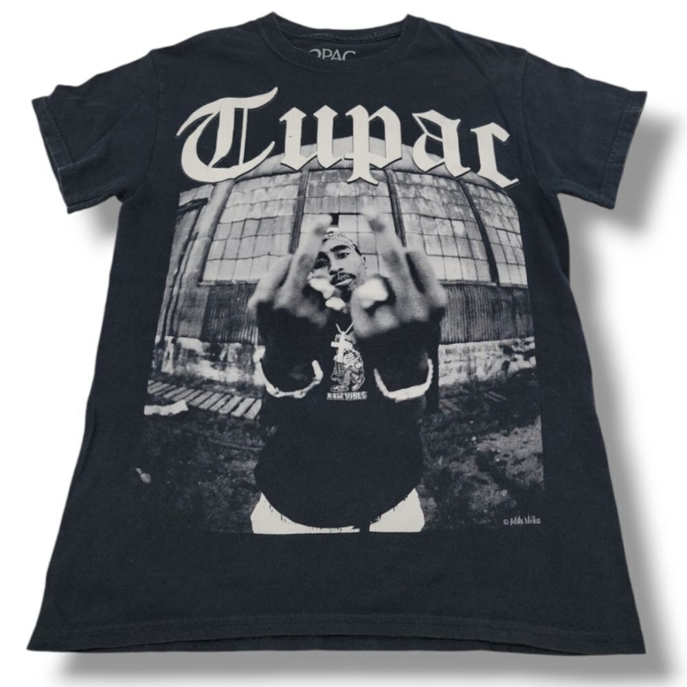 2Pac Shirt Size Small Tupac Hiphop Tee Rap Tee Graphic Print T-Shirt Graphic Tee